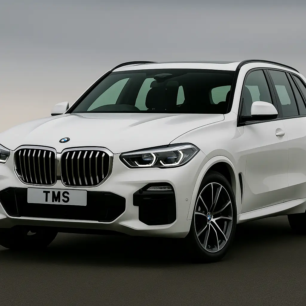 BMW X5 parked outside our specialist garage – fixed-price servicing in the West Midlands