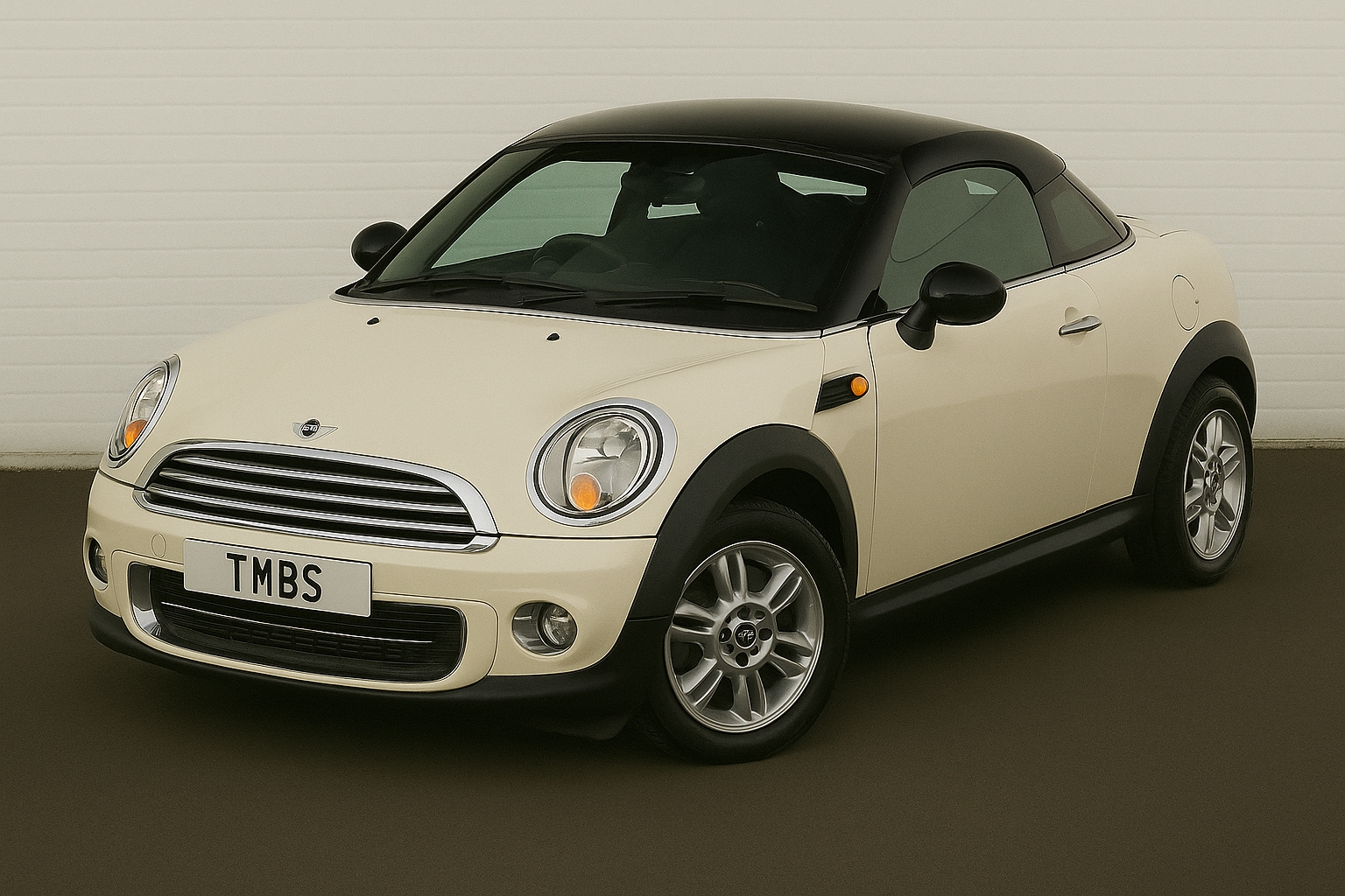 MINI R57 Convertible front view at The MINI Specialist with TMBS number plate