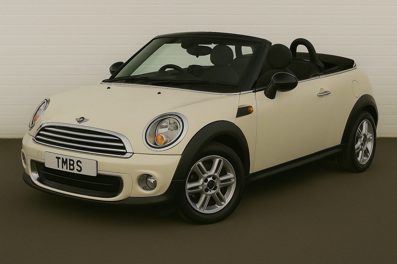 MINI R59 Roadster at The MINI Specialist with TMBS plate visible