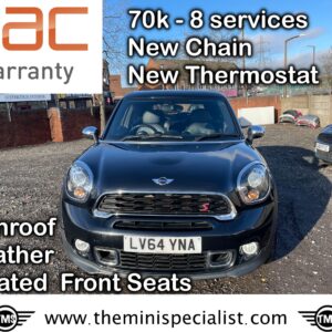 2014 Mini Paceman Cooper S with 8 stamps and new chain