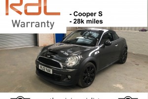 SOLD – 2012 Mini Cooper S Coupe with 28k miles and £3000 worth of extras – SOLD